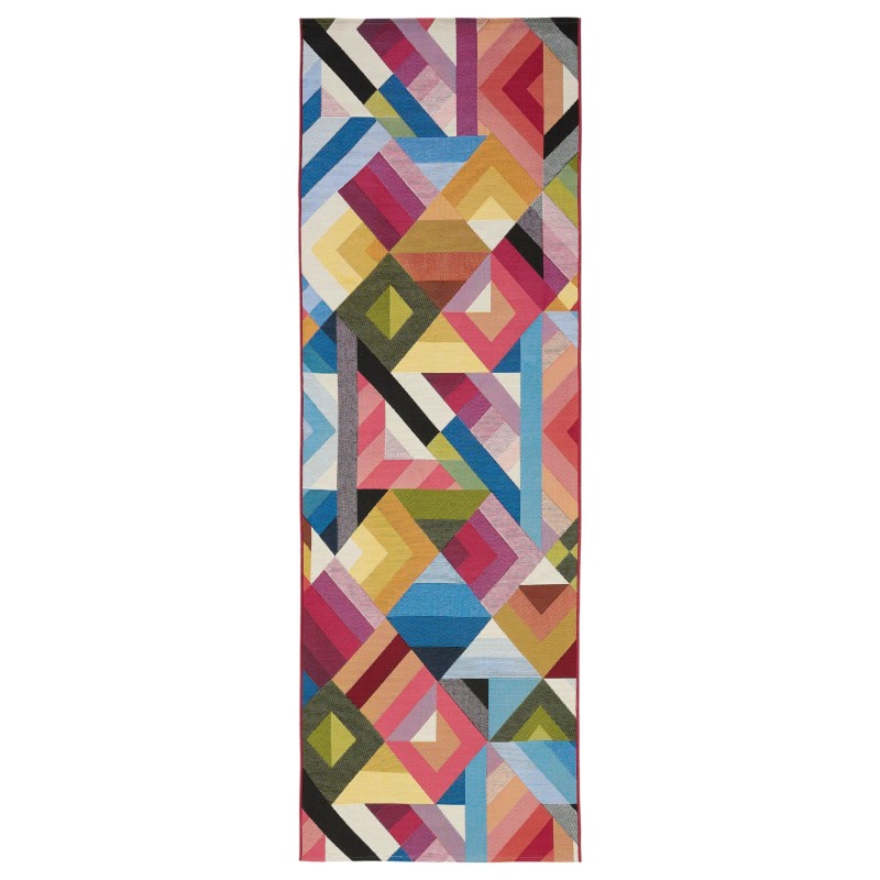 In- & Outdoor Runner Jovis Multicolour/Blue 80x250 cm