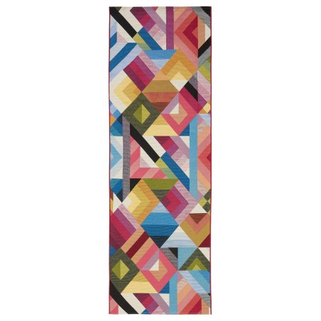 In- & Outdoor Runner Jovis Multicolour/Blue 80x250 cm