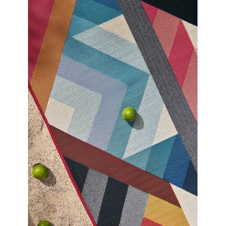 In- & Outdoor Runner Jovis Multicolour/Blue 80x250 cm
