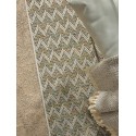 In- & Outdoor Runner Agra Blue/Cream 80x240 cm