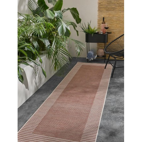 In- & Outdoor Runner Bronco Terracotta 80x250 cm