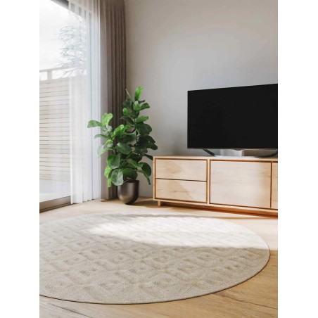 Vaip Leo Cream ø 160 cm