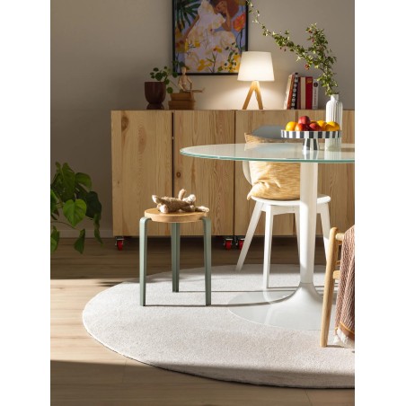 Pestav vaip Nina Cream ø 150 cm ümmargune