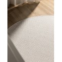 Puuvillane vaip Ron Valge ø 120 cm