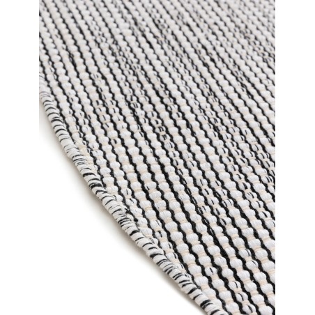 Puuvillane vaip Ron Beež/Must ø 120 cm
