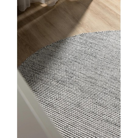 Puuvillane vaip Ron Beež/Must ø 160 cm