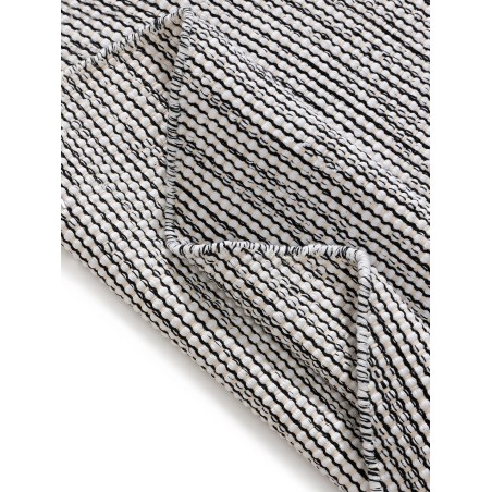 Puuvillane vaip Ron Beež/Must ø 240 cm ümmargune