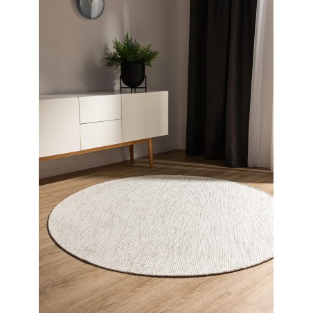 Puuvillane vaip Ron Cream ø 120 cm