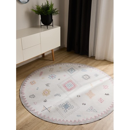 Pestav vaip George Mitmevärviline ø 120 cm