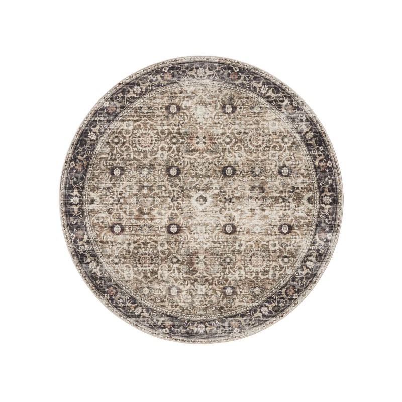 Pestav vaip George Charcoal/Taupe ø 120 cm