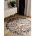 Pestav vaip George Charcoal/Taupe ø 120 cm