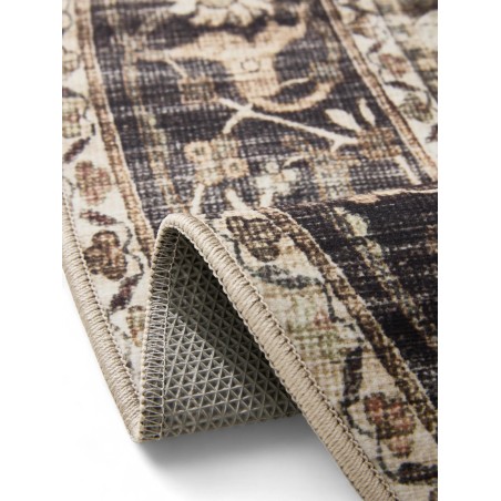 Pestav vaip George Charcoal/Taupe ø 120 cm