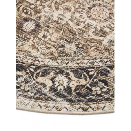 Pestav vaip George Charcoal/Taupe ø 120 cm
