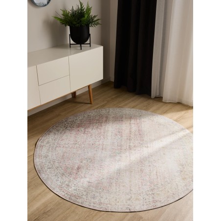 Pestav vaip George Beige/Rose ø 120 cm