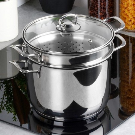 Klaaskaanega pastapott teras ANETT 6 l 3 tk