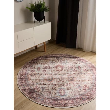 Pestav vaip George mitmevärviline/roosa ø 120 cm