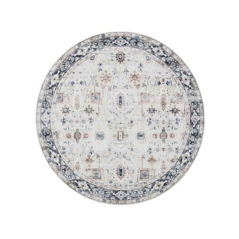 Pestav vaip George kreem/hall ø 120 cm