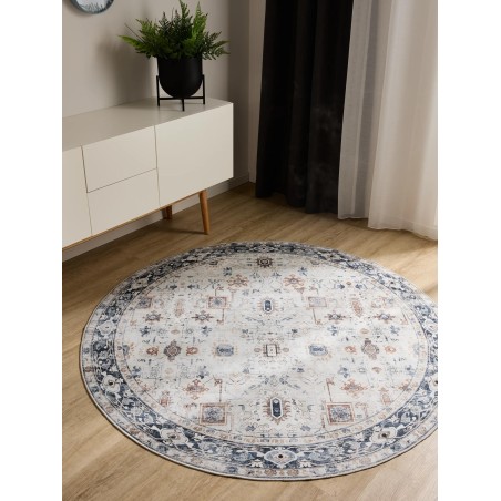 Pestav vaip George kreem/hall ø 120 cm