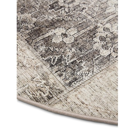 Washable Rug George Grey ø 120 cm