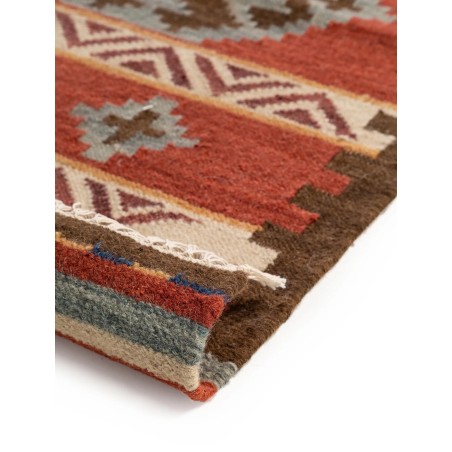 Käsitsi kootud Kilim Zohra mitmevärviline/punane 200x300 cm