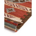 Käsitsi kootud Kilim Zohra mitmevärviline/punane 200x300 cm