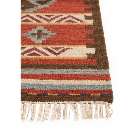 Käsitsi kootud Kilim Zohra mitmevärviline/punane 200x300 cm