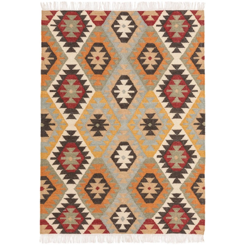 Käsitsi kootud Kilim Zohra mitmevärviline 160x230 cm