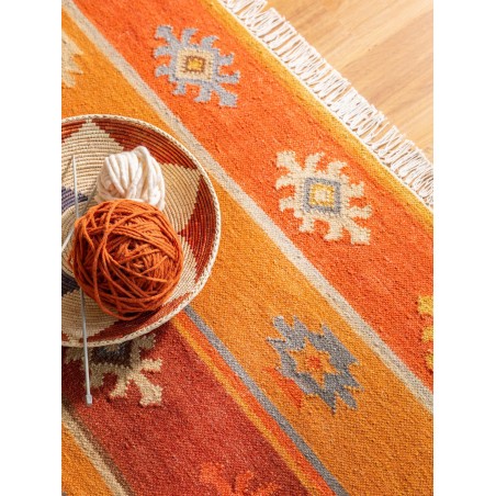 Käsitsi kootud Kilim Zohra mitmevärviline 120x170 cm