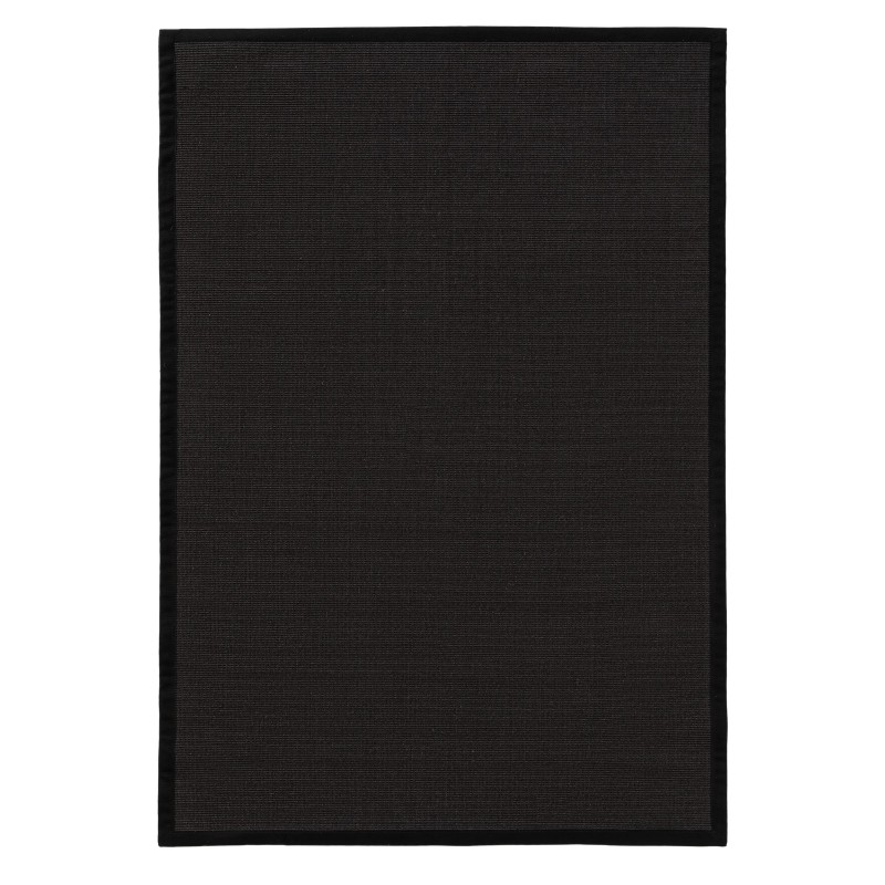 Sisal Rug Sana Black 160x230 cm