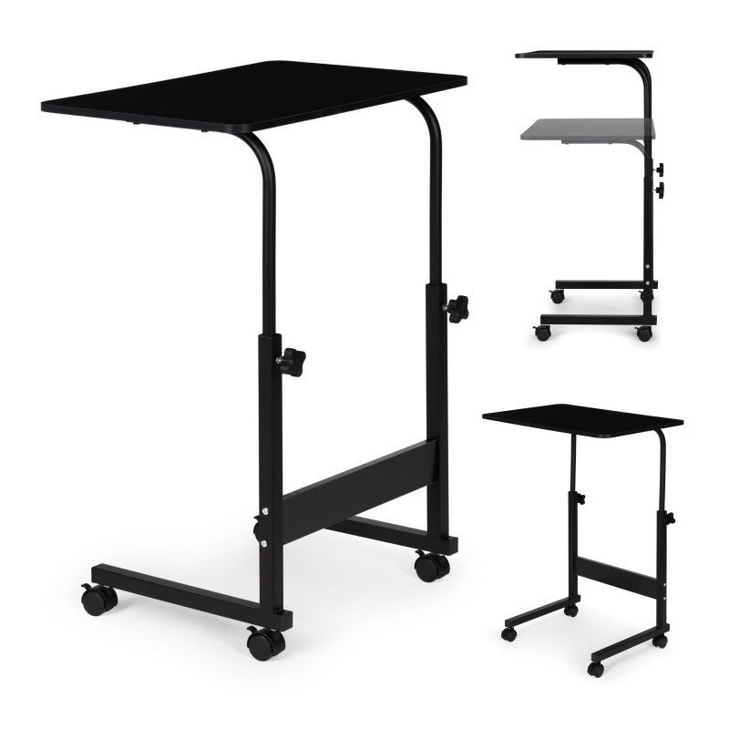 Sülearvutilaud ratastel, must | FreshDesign.ee