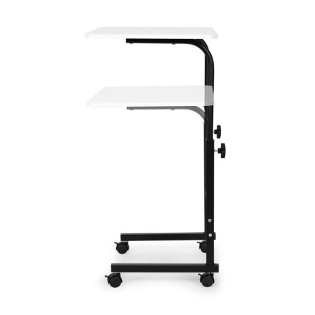 Sülearvutilaud ratastel, valge/must | FreshDesign.ee