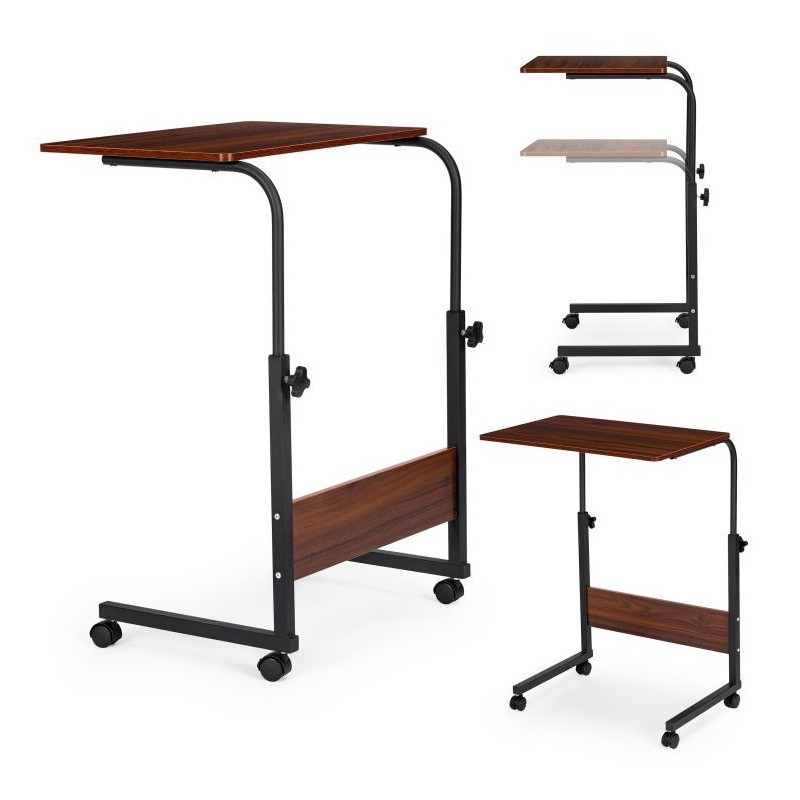 Sülearvutilaud ratastel, tumepruun | FreshDesign.ee
