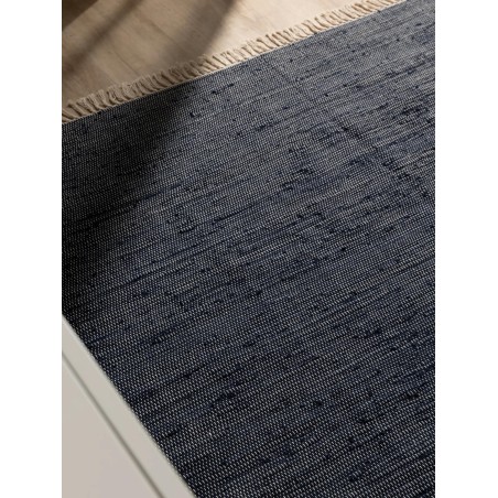 Taaskasutatud materjalist vaip Tom Dark Blue 160x230 cm