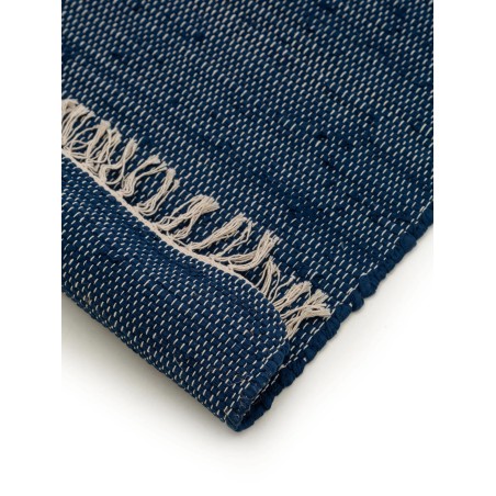 Taaskasutatud materjalist vaip Tom Dark Blue 160x230 cm