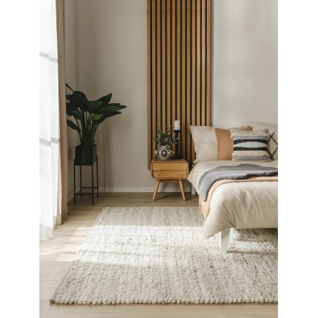 Villane vaip Finn Ivory/Helehall 100x150 cm