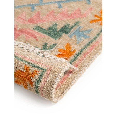Käsitsi kootud Kilim Zohra mitmevärviline/beež 200x300 cm