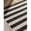 Taaskasutatud materjalist vaip Tom must/valge 70x120 cm
