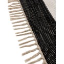 Taaskasutatud materjalist vaip Tom must/valge 70x120 cm