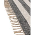 Taaskasutatud materjalist vaip Tom Grey/White 160x230 cm