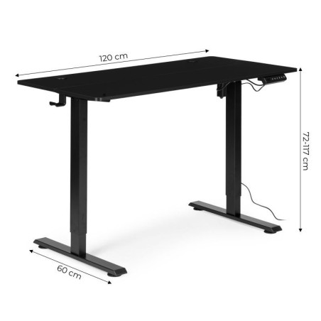 Elektriliselt reguleeritav laud 120x60 cm,... | FreshDesign.ee