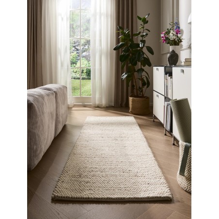 Wool Runner Beads Beež 70x200 cm