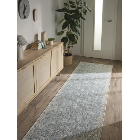In- & Outdoor Runner Bronco Blue 80x250 cm