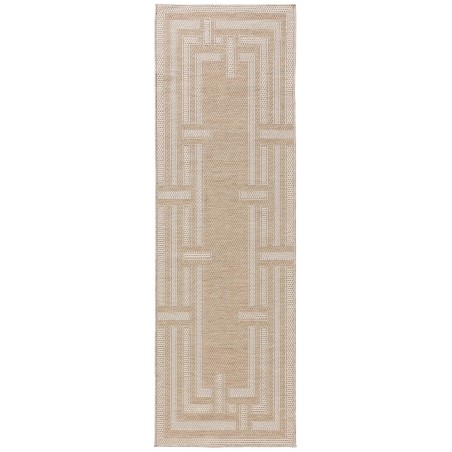 In- & Outdoor Runner Bronco Cream 80x250 cm
