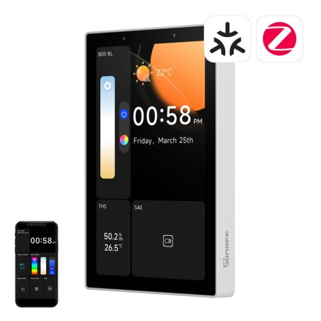SONOFF NSPanel Pro 120 Smart Control Panel Matter WiFi/Bluetooth/ZigBee (valge)