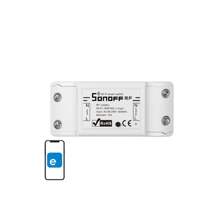 Nutikas lüliti WiFi + RF 433 Sonoff RF R2 (UUS)