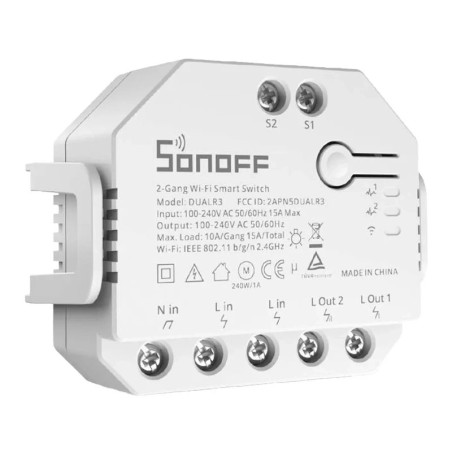 Nutikas lüliti WiFi Sonoff Dual R3