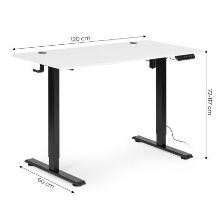 Elektriliselt reguleeritav laud 120x60 cm,... | FreshDesign.ee