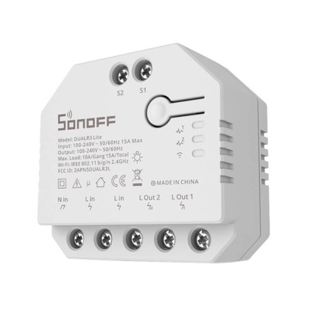 Nutikas Wi-Fi lüliti WiFi Sonoff Dual R3 Lite