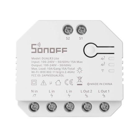 Nutikas Wi-Fi lüliti WiFi Sonoff Dual R3 Lite