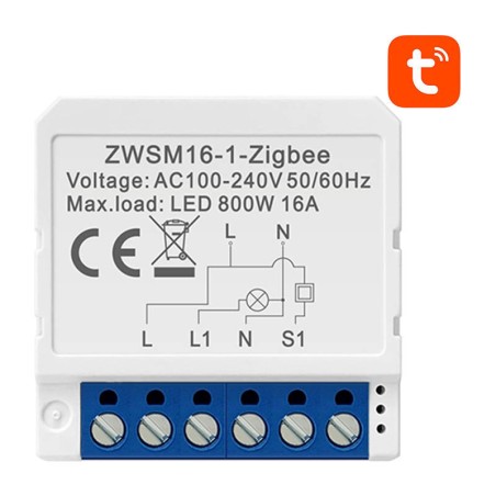 Nutilüliti moodul ZigBee Avatto ZWSM16-W1 TUYA